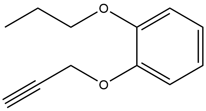 1-Propoxy-2-(2-propyn-1-yloxy)benzene Structure