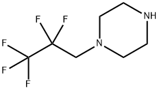 Piperazine, 1-(2,2,3,3,3-pentafluoropropyl)- Structure