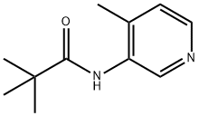 Propanamide, 2,2-dimethyl-N-(4-methyl-3-pyridinyl)- 구조식 이미지
