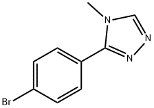 3-(4-bromophenyl)-4-methyl-4H-1,2,4-triazole Structure