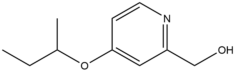 4-(1-Methylpropoxy)-2-pyridinemethanol Structure