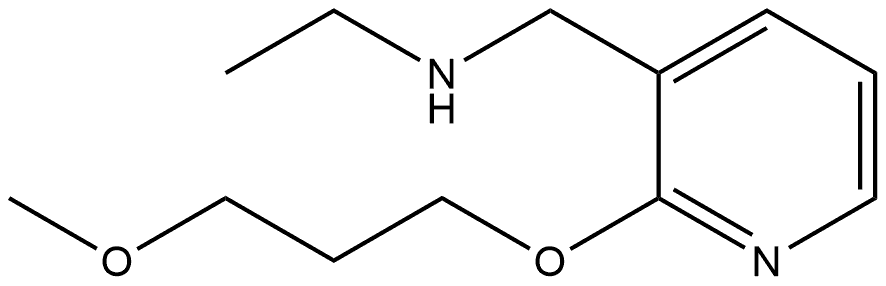 N-Ethyl-2-(3-methoxypropoxy)-3-pyridinemethanamine Structure