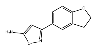 5-Isoxazolamine, 3-(2,3-dihydro-5-benzofuranyl)- Structure
