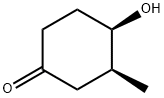 cis-4-Hydroxy-3-methyl-cyclohexanone Structure