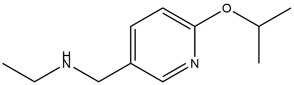 N-Ethyl-6-(1-methylethoxy)-3-pyridinemethanamine Structure