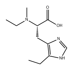 Histidine, N,5-diethyl--methyl- Structure