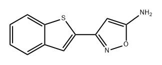 5-Isoxazolamine, 3-benzo[b]thien-2-yl- Structure