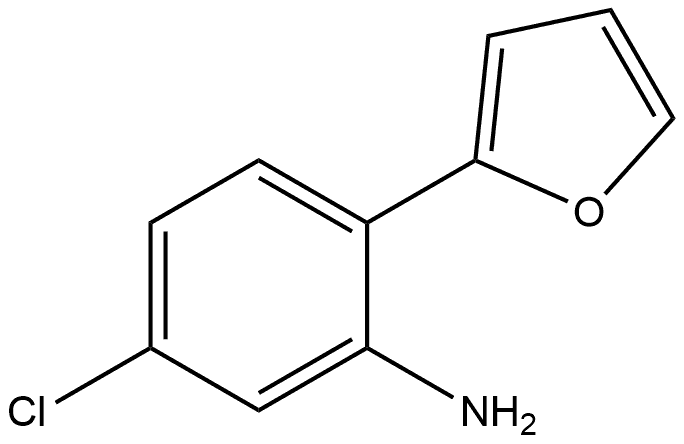 5-Chloro-2-(2-furanyl)benzenamine Structure