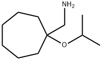 Cycloheptanemethanamine, 1-(1-methylethoxy)- Structure