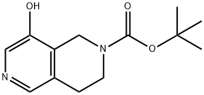 2,6-Naphthyridine-2(1H)-carboxylic acid, 3,4-dihydro-8-hydroxy-, 1,1-dimethylethyl ester Structure