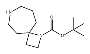 1,7-Diazaspiro[3.6]decane-1-carboxylic acid, 1,1-dimethylethyl ester Structure