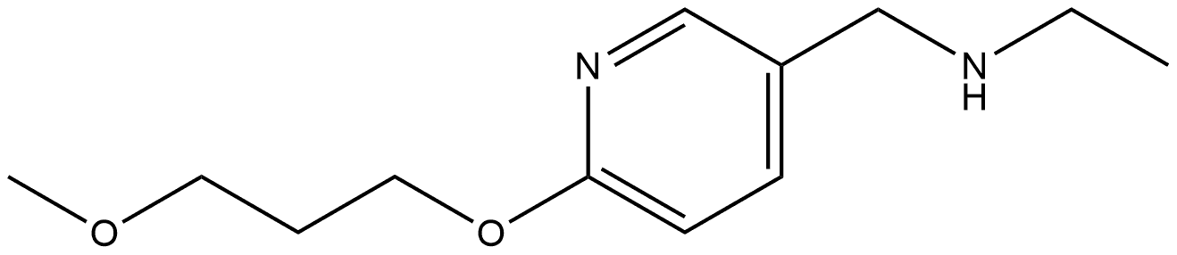 N-Ethyl-6-(3-methoxypropoxy)-3-pyridinemethanamine Structure