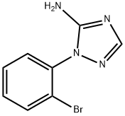 1-(2-bromophenyl)-1H-1,2,4-triazol-5-amine Structure