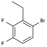 1-Bromo-2-ethyl-3,4-difluorobenzene Structure