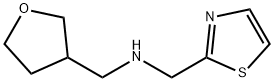 (oxolan-3-yl)methyl][(1,3-thiazol-2-yl)methyl]amine 구조식 이미지
