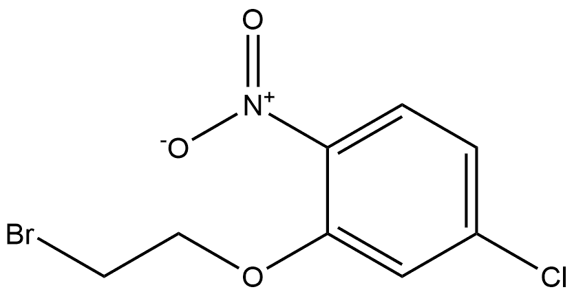 2-(2-bromoethoxy)-4-chloro-1-nitrobenzene Structure