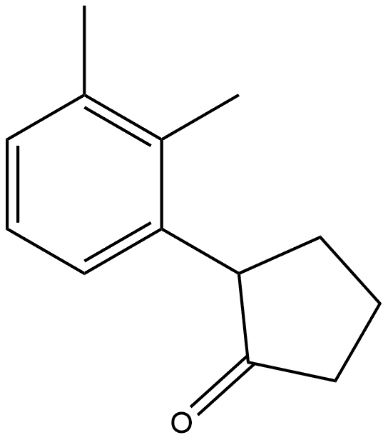 Cyclopentanone, 2-(2,3-dimethylphenyl)- Structure