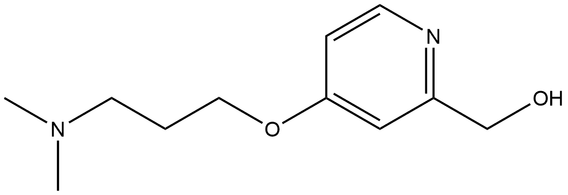 4-[3-(Dimethylamino)propoxy]-2-pyridinemethanol Structure