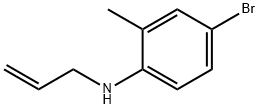 Benzenamine, 4-bromo-2-methyl-N-2-propen-1-yl- Structure