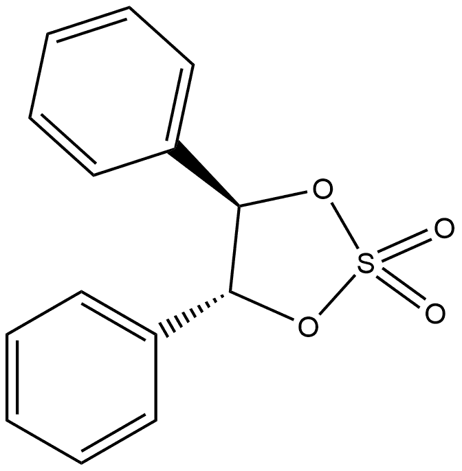 1,3,2-Dioxathiolane, 4,5-diphenyl-, 2,2-dioxide, (4R,5R)- 구조식 이미지