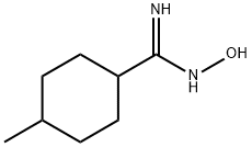 N-hydroxy-4-methylcyclohexane-1-carboximidami de Structure