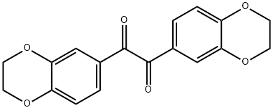 1,2-Ethanedione, 1,2-bis(2,3-dihydro-1,4-benzodioxin-6-yl)- Structure