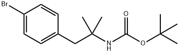 Carbamic acid, N-[2-(4-bromophenyl)-1,1-dimethylethyl]-, 1,1-dimethylethyl ester Structure