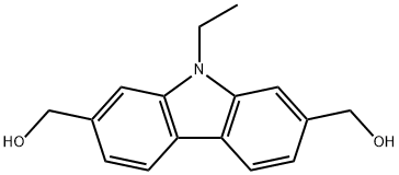 9H-Carbazole-2,7-dimethanol, 9-ethyl- Structure