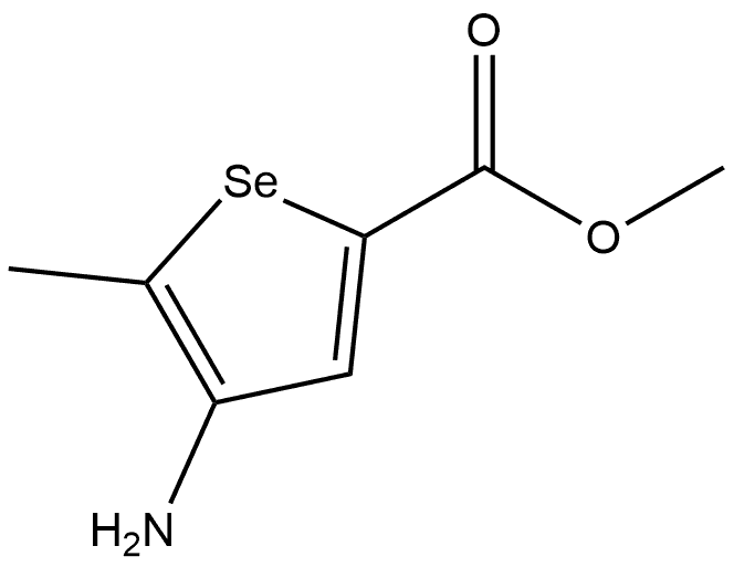 methyl 4-amino-5-methylselenophene-2-carboxylate Structure