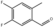 4,5-Difluoro-2-methylbenzaldehyde Structure