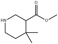 Methyl 4,4-dimethyl-3-piperidinecarboxylate Structure