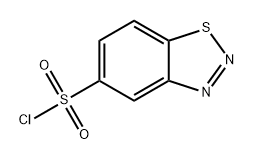 1,2,3-Benzothiadiazole-5-sulfonyl chloride Structure