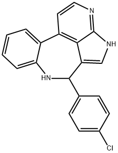 6-(4-chlorophenyl)-6,7-dihydro-4h-3,4,7-triazadibenzo[cd,f]azulene 구조식 이미지