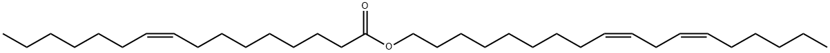 9-Hexadecenoic acid, 9,12-octadecadienyl ester, (Z,Z,Z)- (9CI) Structure