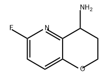 2H-Pyrano[3,2-b]pyridin-4-amine, 6-fluoro-3,4-dihydro- Structure