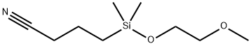 Butanenitrile, 4-[(2-methoxyethoxy)dimethylsilyl]- Structure