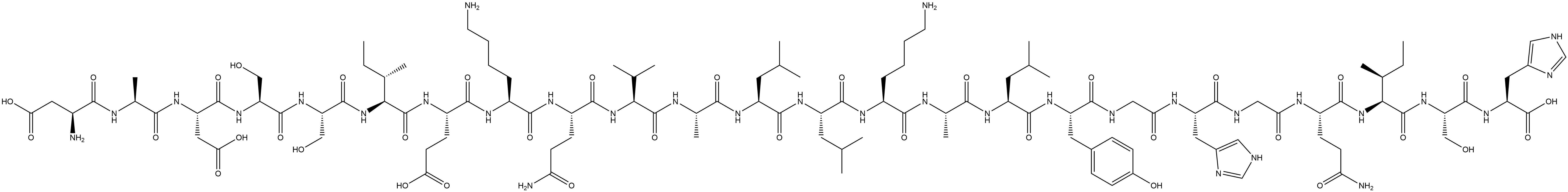 neuropeptide K (1-24) Structure