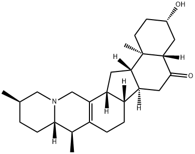 Benzo[7,8]fluoreno[2,1-b]quinolizin-5(1H)-one, 2,3,4,4a,6,6a,6b,7,8,9,9a,10,11,12,13,15,15b,16,16a,16b-eicosahydro-3-hydroxy-9,12,16b-trimethyl-, (3S,4aS,6aS,6bS,9R,9aS,12R,15bR,16aS,16bR)- Structure