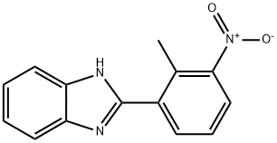 1H-Benzimidazole, 2-(2-methyl-3-nitrophenyl)- Structure