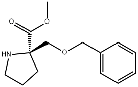 L-Proline, 2-[(phenylmethoxy)methyl]-, methyl ester 구조식 이미지