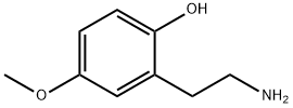 Phenol, 2-(2-aminoethyl)-4-methoxy- Structure