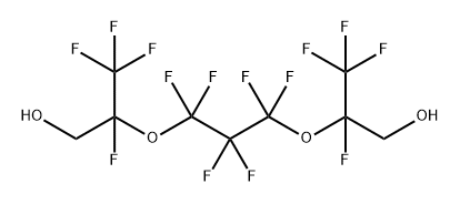 1H,1H,9H,9H-Perfluoro(2,8-dimethyl-3,7- dioxanonane)-1,9-diol Structure