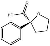 (2S)-Tetrahydro-2-phenyl-2-furancarboxylic acid Structure