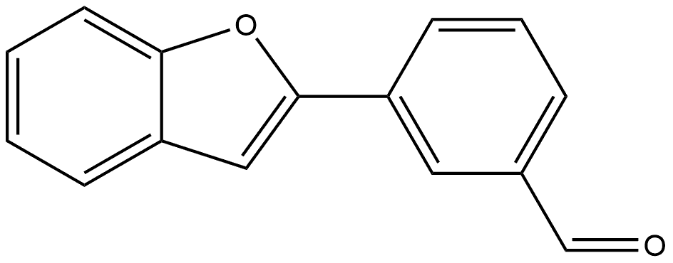 3-(benzofuran-2-yl)benzaldehyde Structure