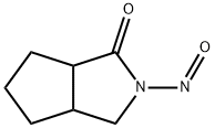 Cyclopenta[c]pyrrol-1(2H)-one, hexahydro-2-nitroso- Structure