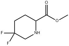 2-Piperidinecarboxylic acid, 5,5-difluoro-, methyl ester Structure