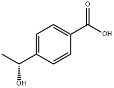 4-[(1R)-1-hydroxyethyl]benzoic acid Structure