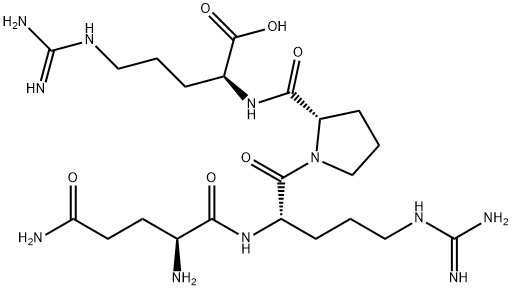 L-Arginine, L-glutaminyl-L-arginyl-L-prolyl- Structure