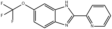 1H-Benzimidazole, 2-(2-pyridinyl)-6-(trifluoromethoxy)- Structure