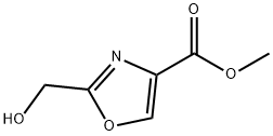 4-Oxazolecarboxylic acid, 2-(hydroxymethyl)-, methyl ester Structure